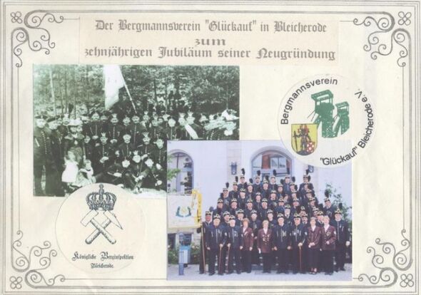 Chronik des Bergmannsverein "Glückauf" Bleicherode e. V.